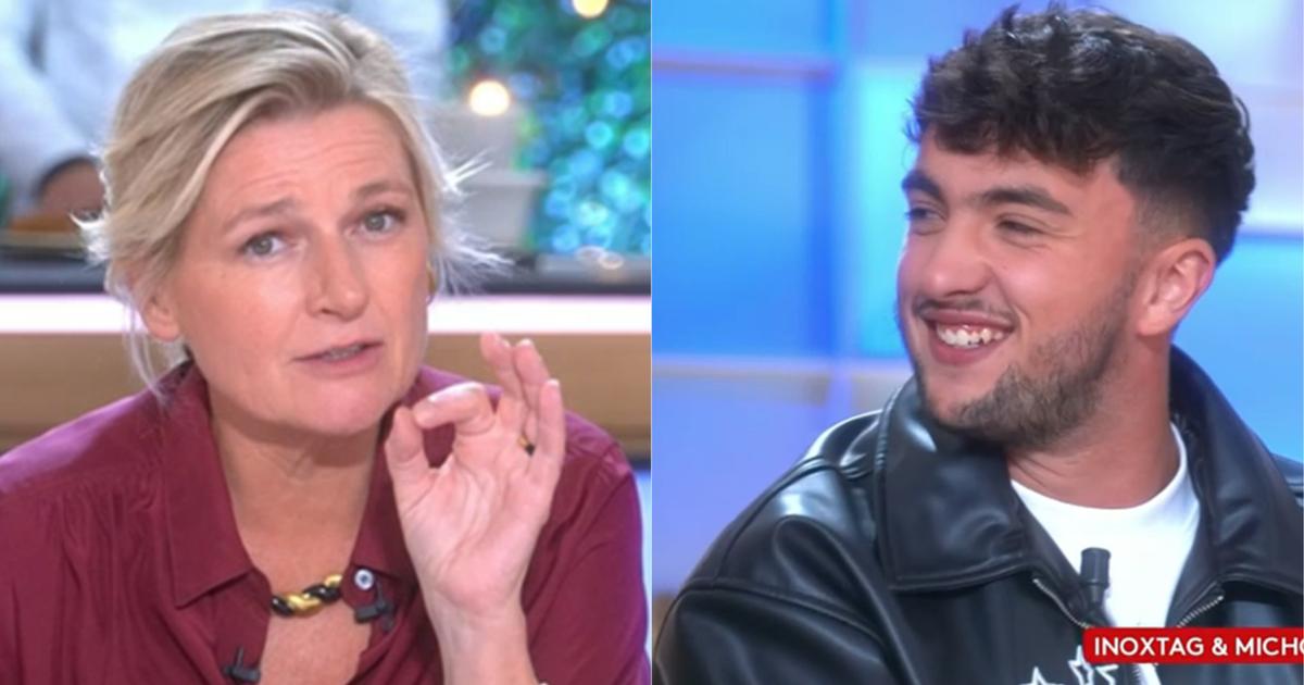 Anne-Élisabeth Lemoine taquine Inoxtag dans «C à vous»