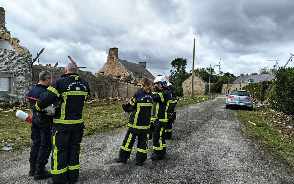 « C’est la cata » : une tornade frappe lourdement un village du Morbihan