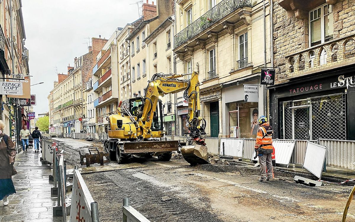 « C’est un mal pour un bien » : un gros chantier démarre dans cette rue commerçante de Rennes