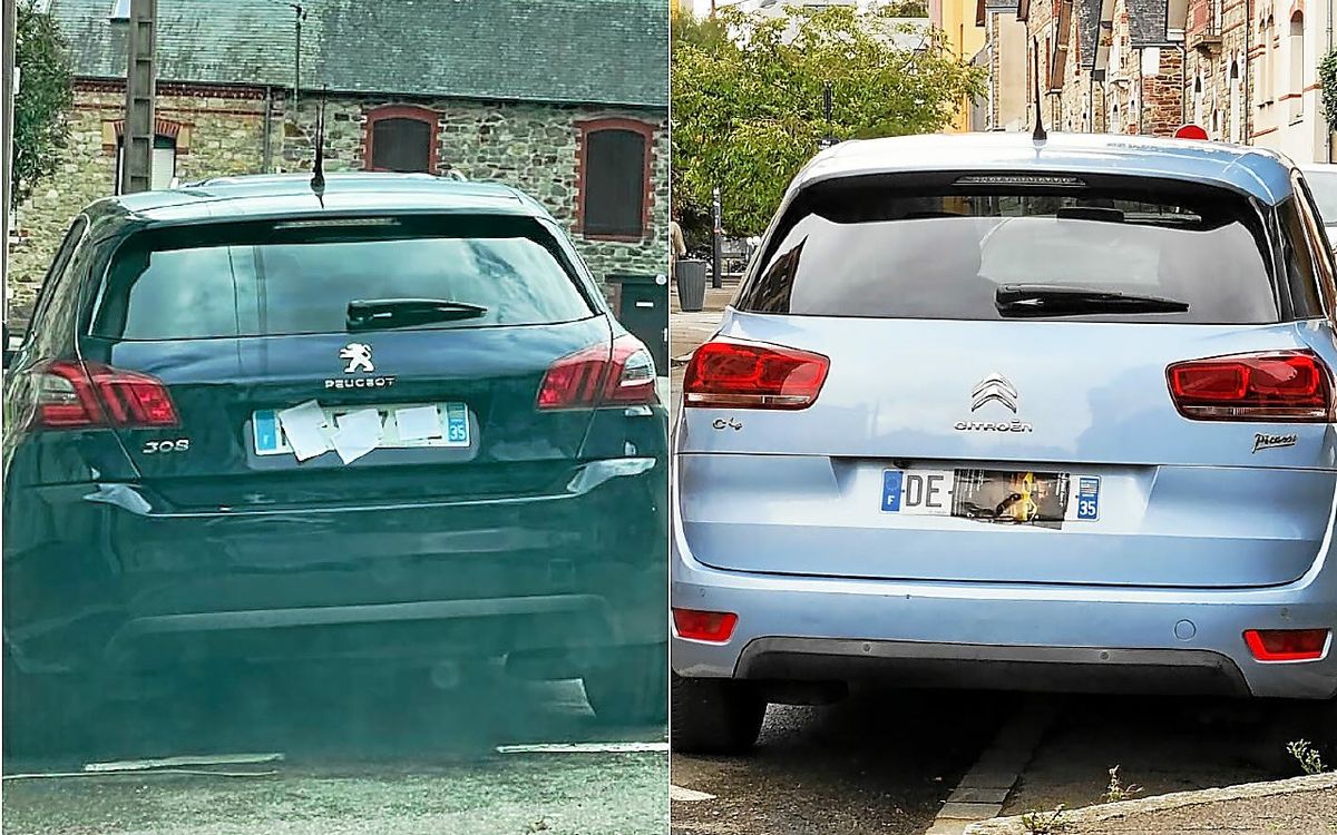Ces automobilistes masquent leurs plaques d’immatriculation pour échapper aux PV à Rennes : voici ce qu’ils risquent