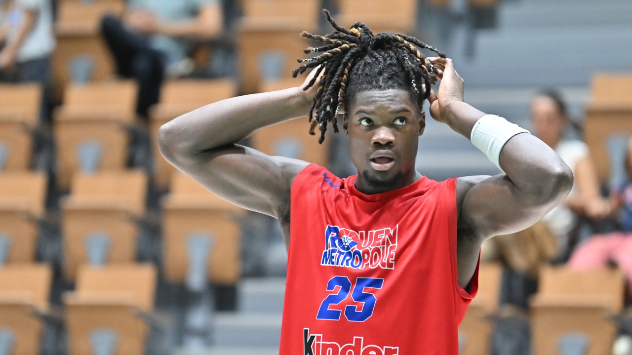 Landry Djédjé comme un grand à Rouen