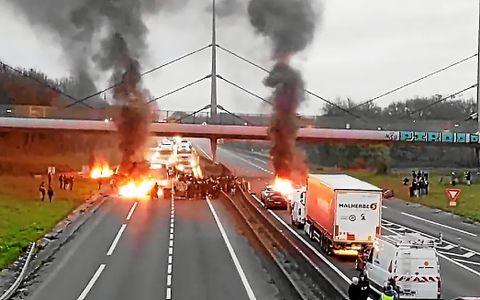 À Rennes, une tentative de blocage de la rocade se dessine.