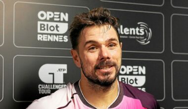 « Un plaisir de jouer dans de telles conditions », dans une salle acquise à sa cause, Stan Wawrinka fait le show à l’Open Blot de Rennes