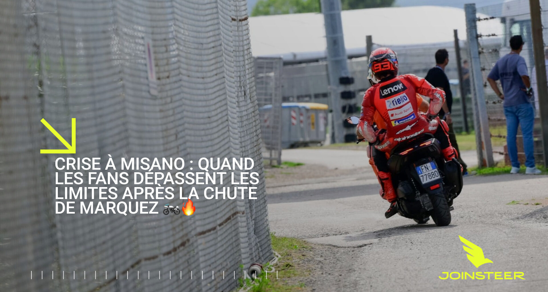 Quand les Fans Dépassent les Limites après la Chute de Marquez 🏍️🔥
