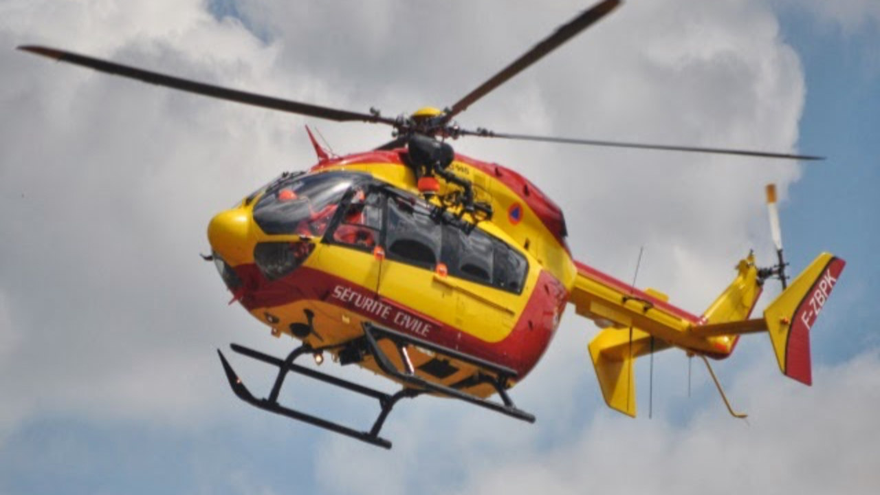 une conductrice de 21 ans héliportée après un grave accident