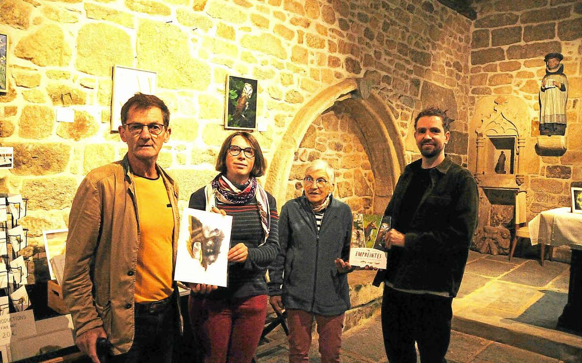 Le livre « Empreintes » se décline en exposition à la chapelle de Locmaria à Rostrenen