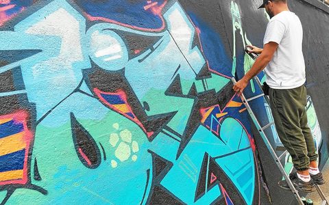 À Rennes, une trentaine de graffeurs au pied du mur pour le festival Teenage Kicks