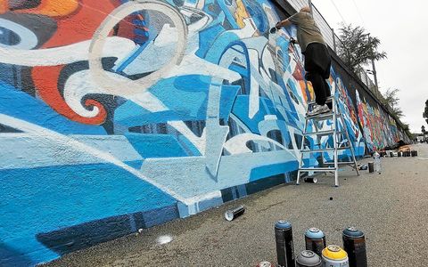 À Rennes, une trentaine de graffeurs au pied du mur pour le festival Teenage Kicks