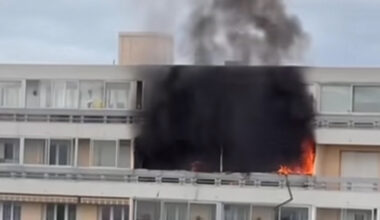 un appartement ravagé par un incendie aux Minguettes