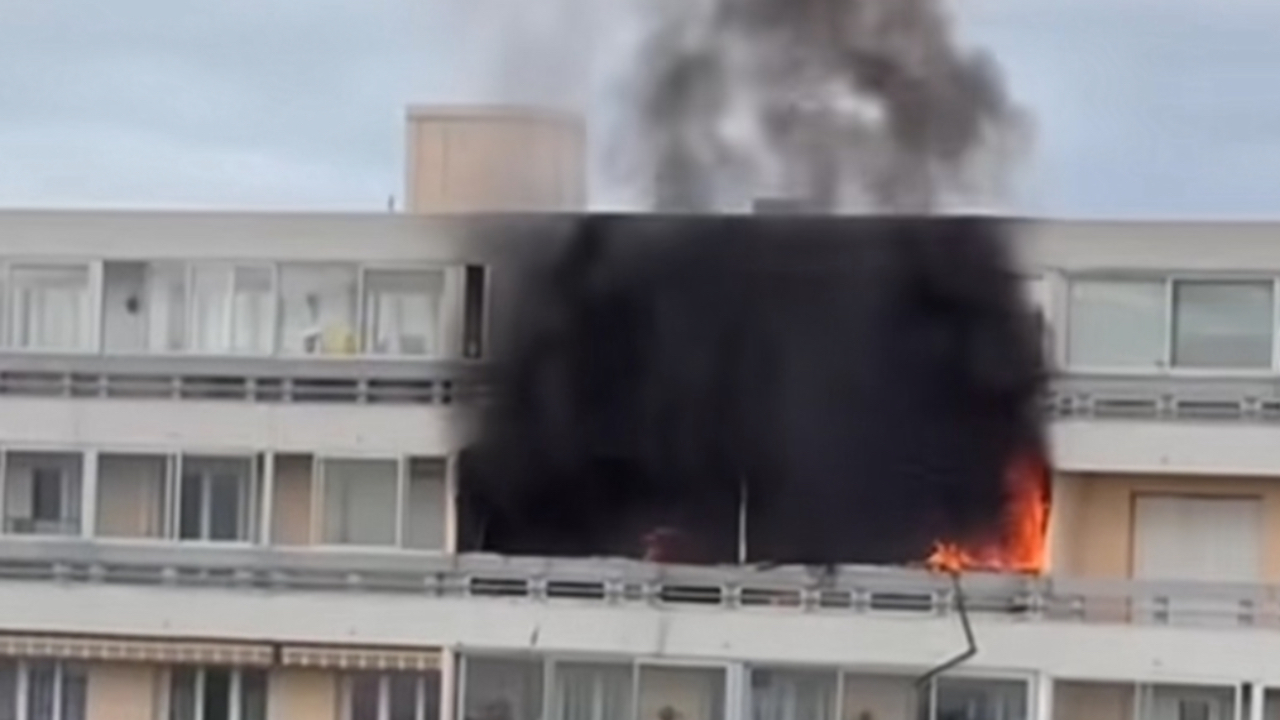 un appartement ravagé par un incendie aux Minguettes