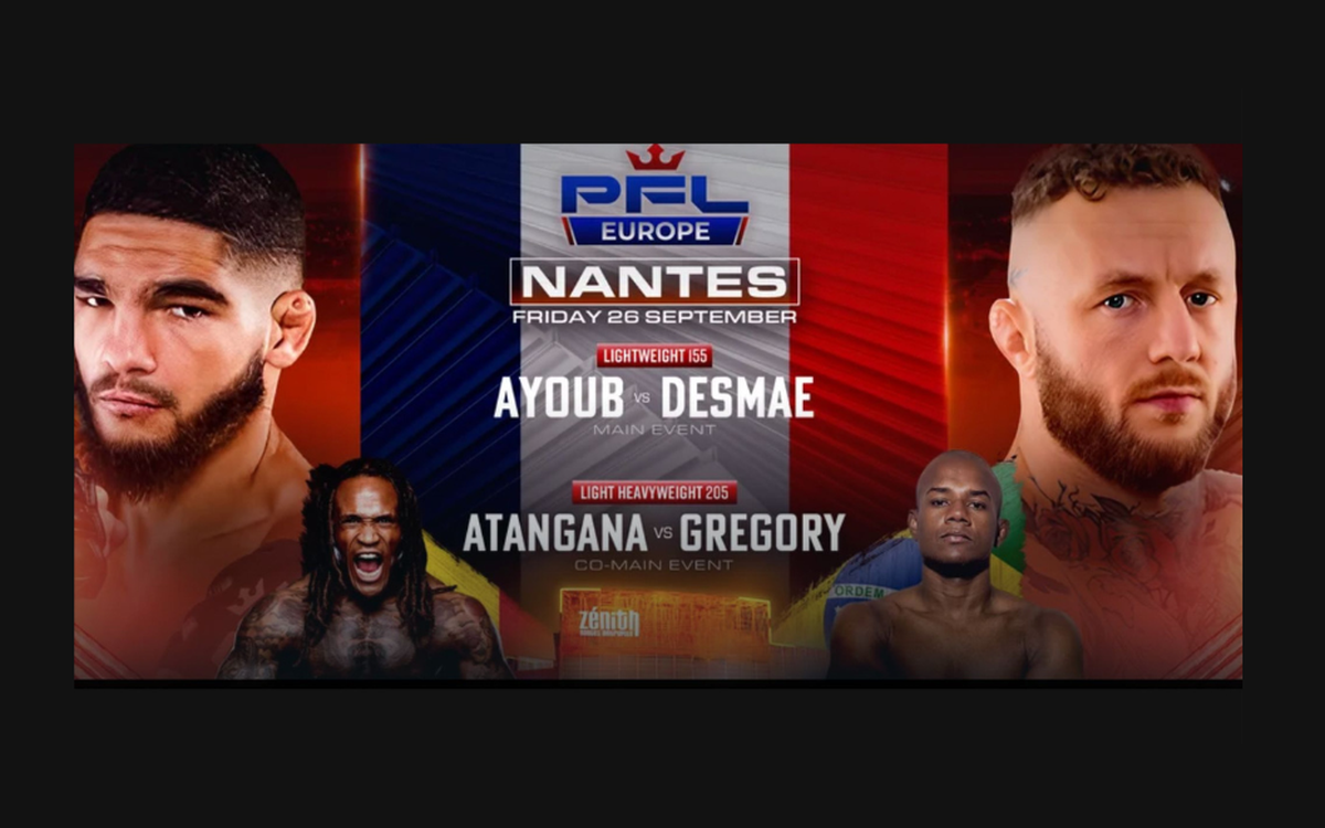 PFL Europe Nantes : le MMA s'empare du Zénith le 26 septembre 2025
