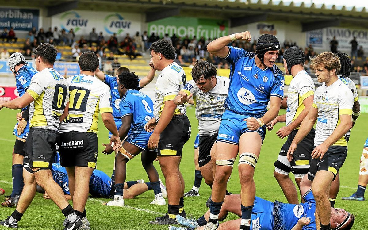 Espoirs Accession : les espoirs du RC Vannes vainqueurs avec le bonus offensif du Stade Montois