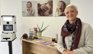 Aurore Caillaud dans la cour des photographes européens