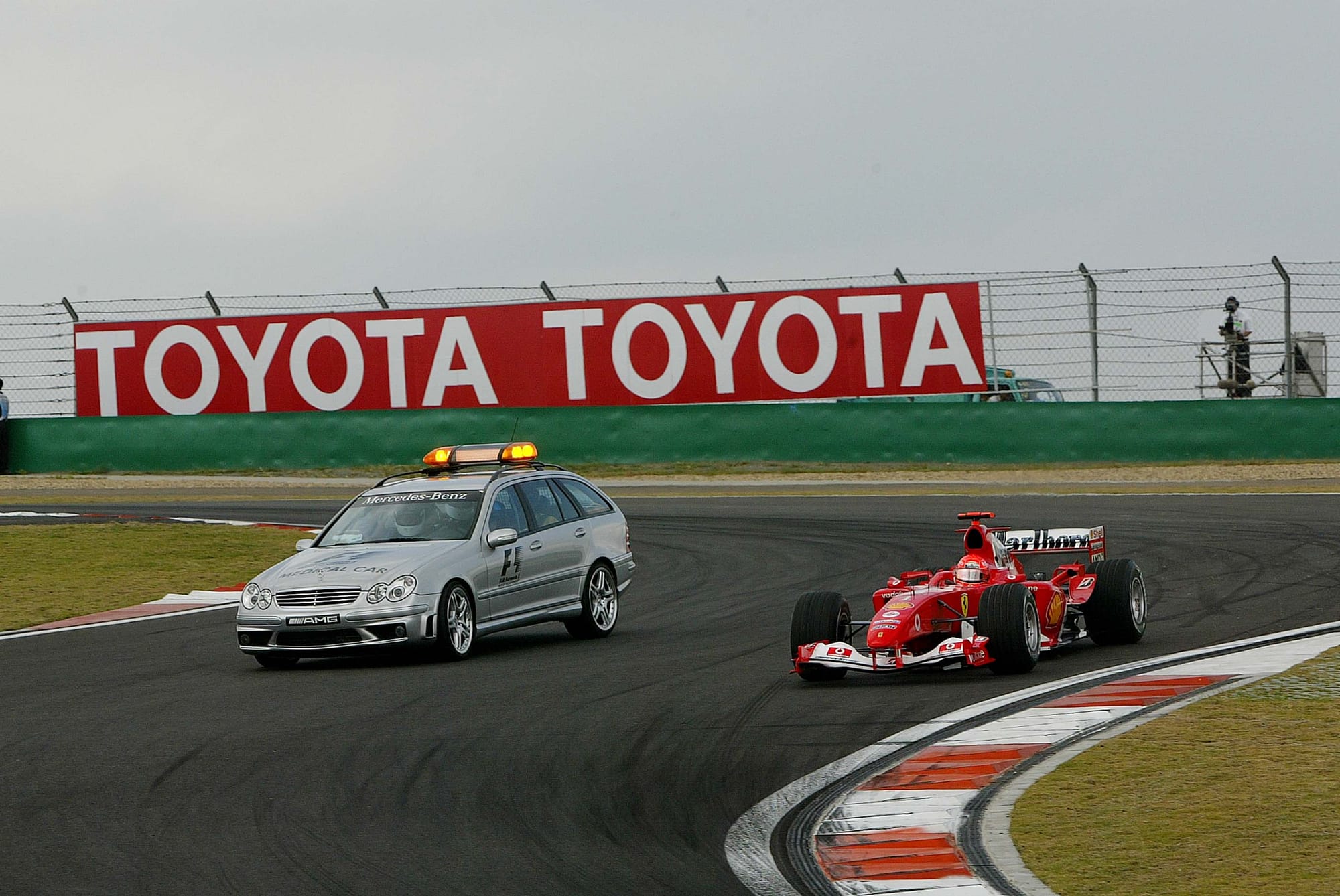 Michael Schumacher, erreurs en tant que leader Ă Shanghai