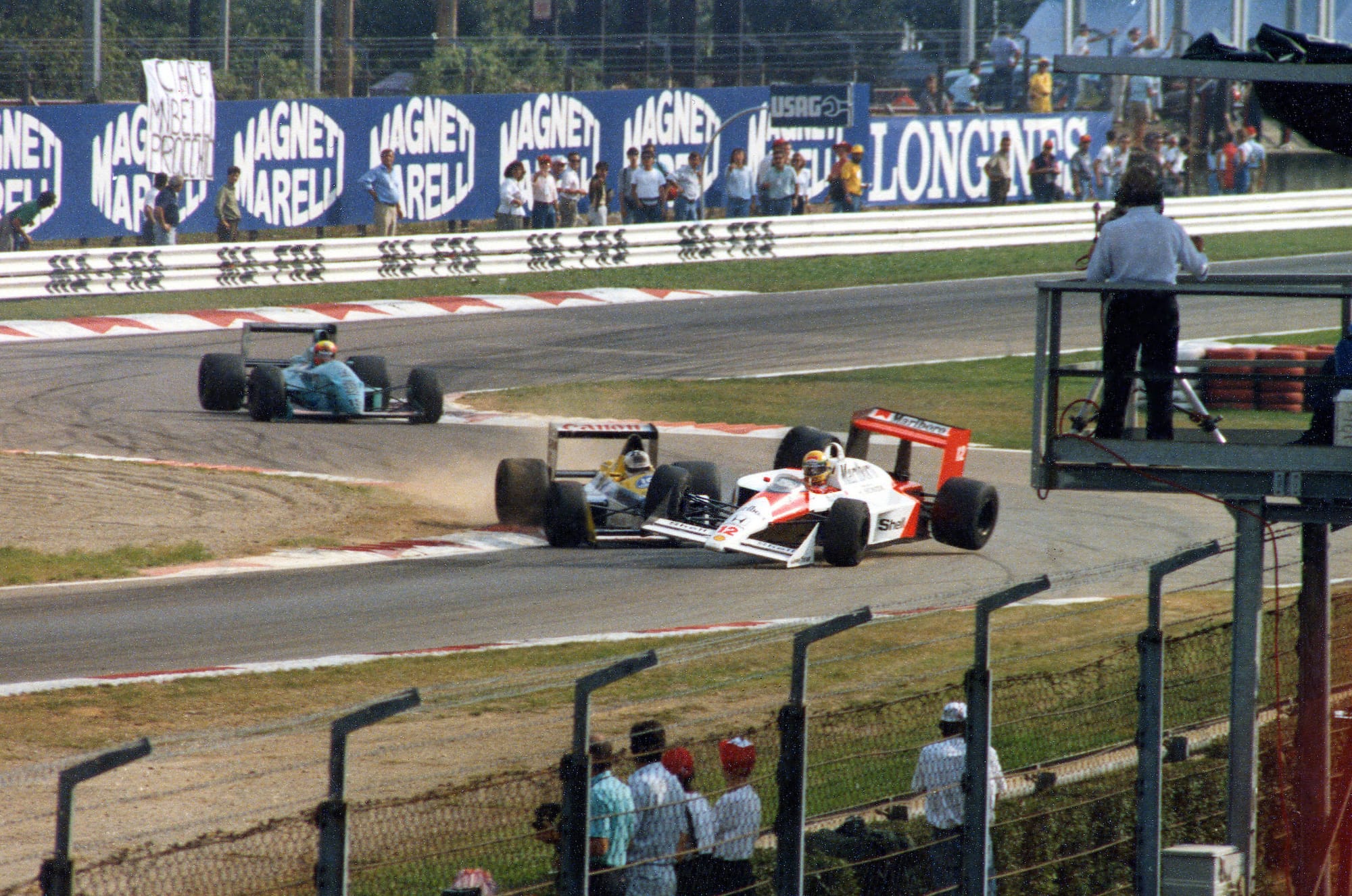 Ayrton Senna, collision fatale alors leader Ă Monza