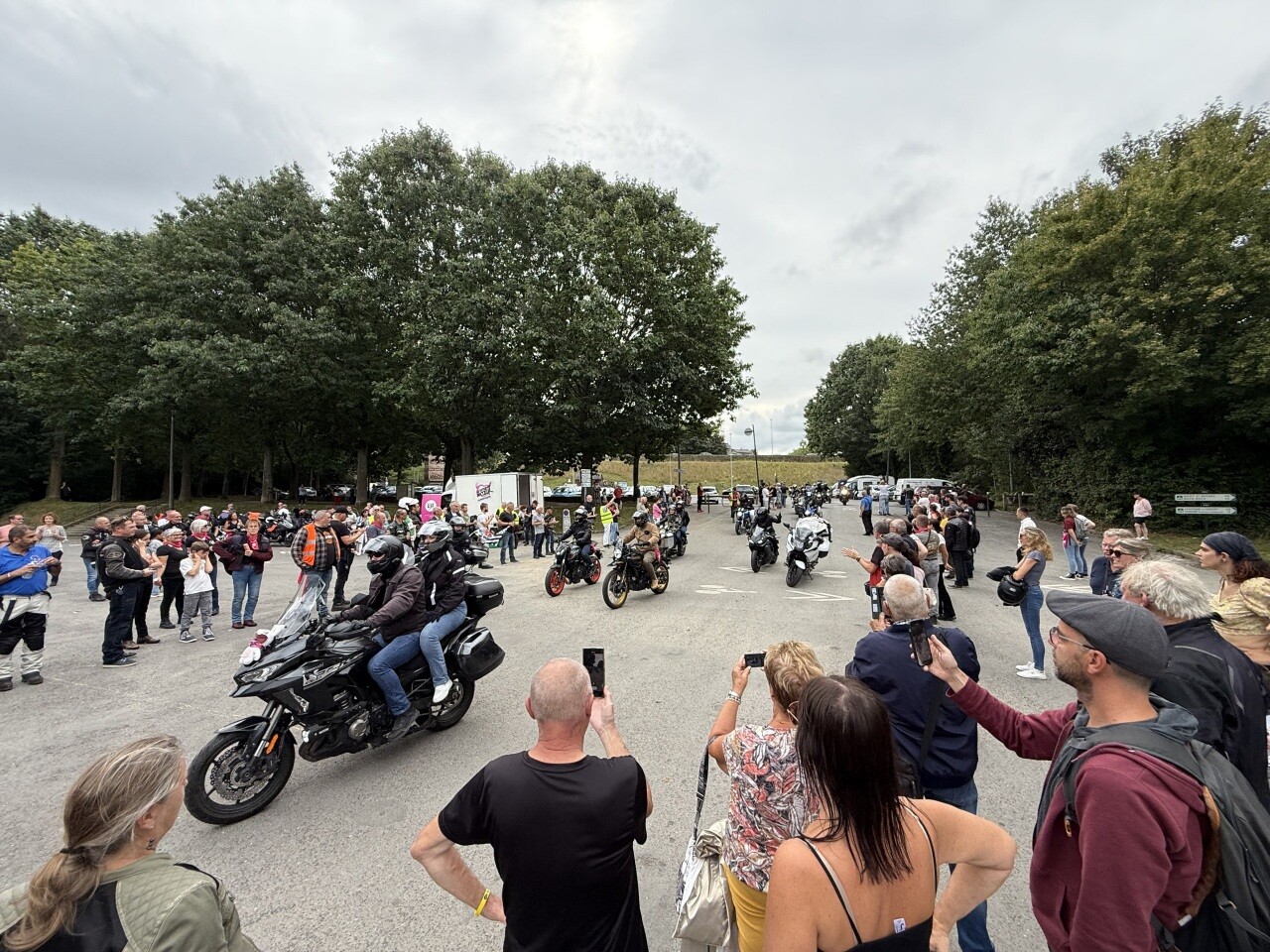 plus de 700 motards roulent pour les Restos du Cœur
