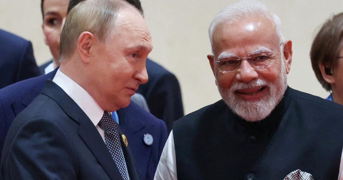 Malgré les pressions des États-Unis, Poutine et Modi réaffirment leur «amitié»