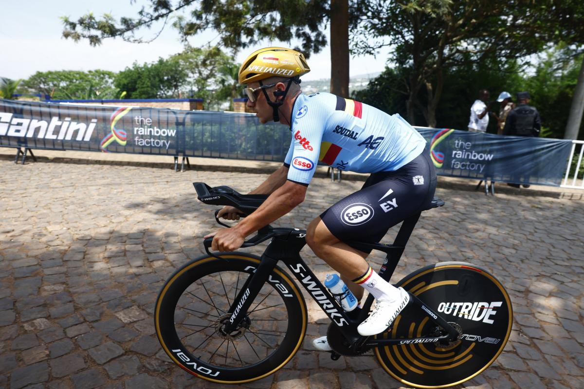 Remco Evenepoel sous la menace de Tadej Pogacar sur le contre-la-montre des Championnats du monde