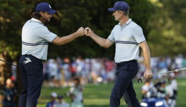 Trois points d'avance pour l'Europe après la 1re journée - rts.ch