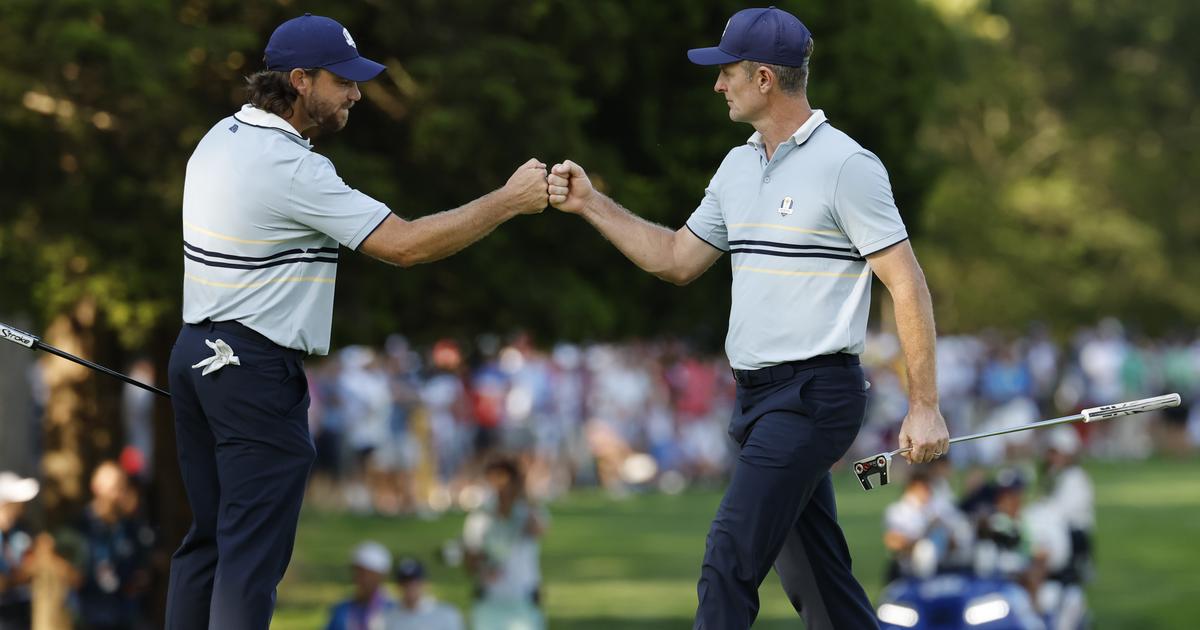 Trois points d'avance pour l'Europe après la 1re journée - rts.ch