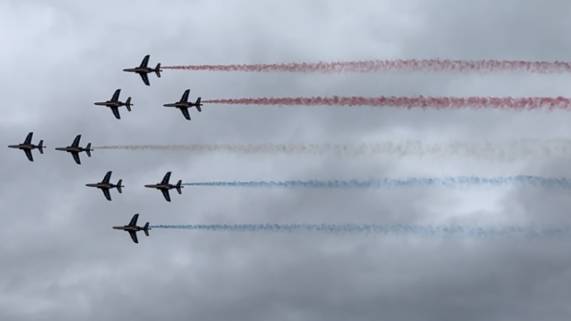 Saint-Étienne : la Patrouille de France viendra finalement lundi prochain