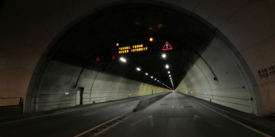 Lyon : cette semaine, deux tunnels fermés la nuit à cause de travaux