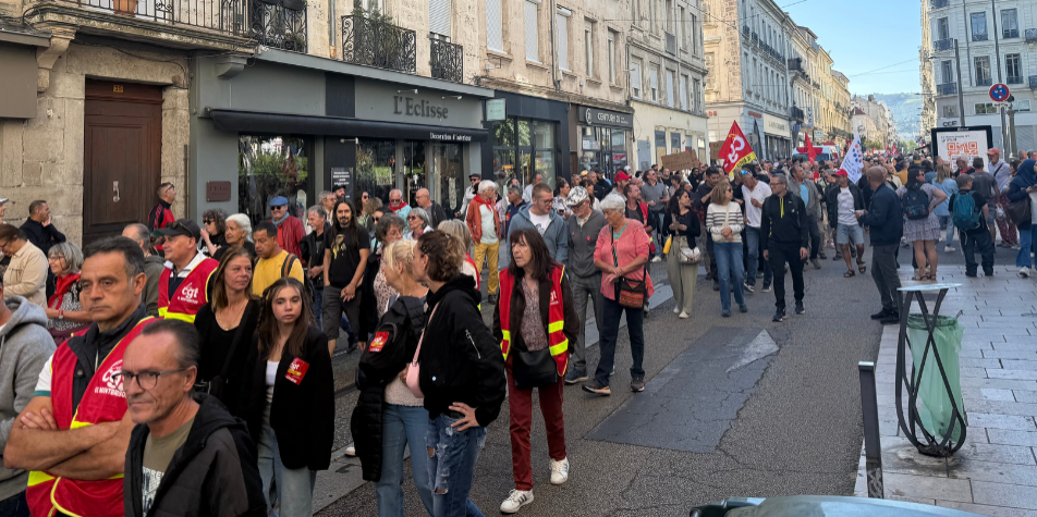[MAJ] 18 septembre à Saint-Étienne : 15.000 manifestants selon les syndicats
