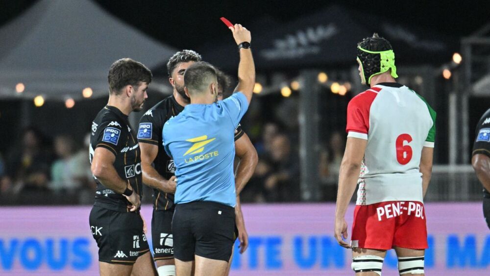que risque l'Aixois Guillaume Piazzoli après son carton rouge reçu face à Biarritz ?