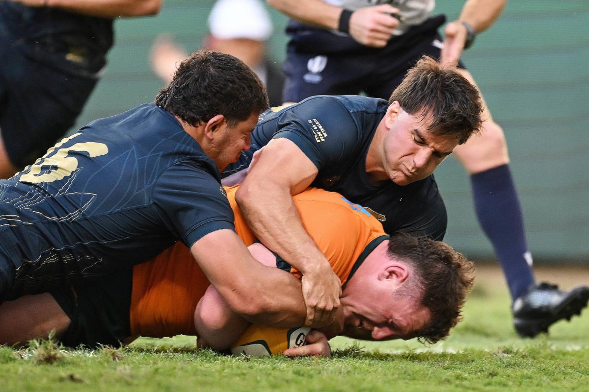 Grâce à un essai d'Angus Bell, l'Australie bat l'Argentine sur le fil - L'Équipe