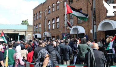 les images de la cérémonie de lever de drapeau après la reconnaissance d’un État palestinien