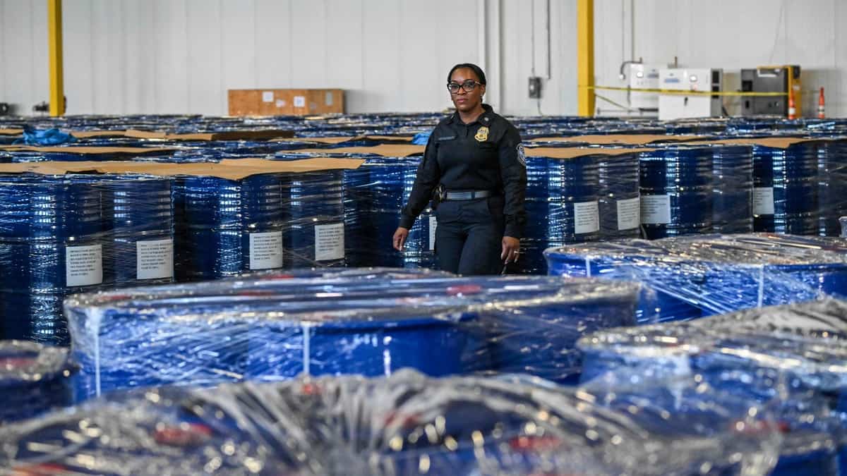 Les États-Unis ont saisi 300 tonnes de produits chimiques destinés à fabriquer de la drogue