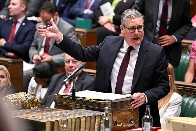 Le premier ministre britannique, Keir Starmer, au Parlement, à Londres, le 3 septembre 2025.