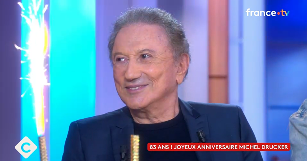 Michel Drucker réagit, ému, aux messages d’anniversaire adressés par ses proches