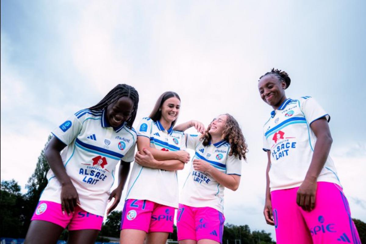 Les Strasbourgeoises évolueront avec un short fuchsia