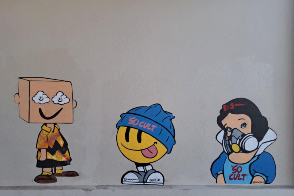 L'artiste David Karsenty a laissé sa trace sur bien des murs du Havre