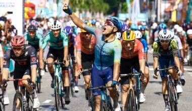 Cyclisme. Tour de Langkawi - Matteo Malucelli remporte la 1ère étape au sprint