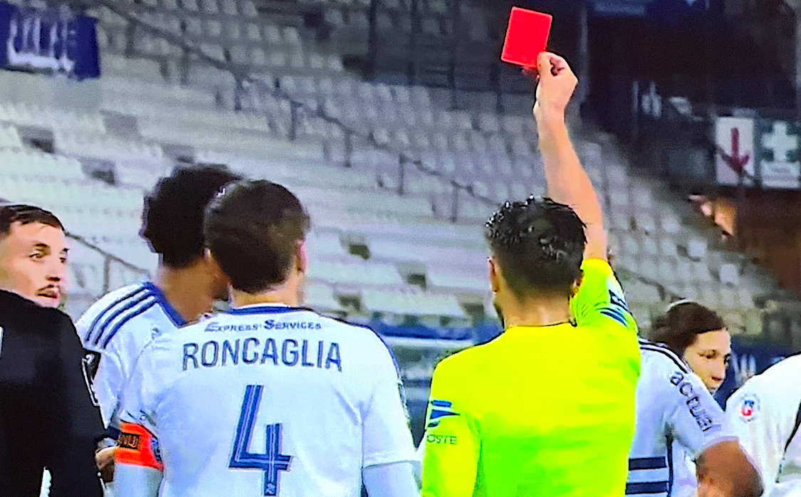 Un carton rouge (sévère) pour Sebas