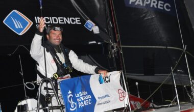 Alexis Loison, grand vainqueur de La Solitaire du Figaro Paprec 2025