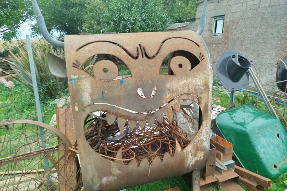 Même le brasero est artistique