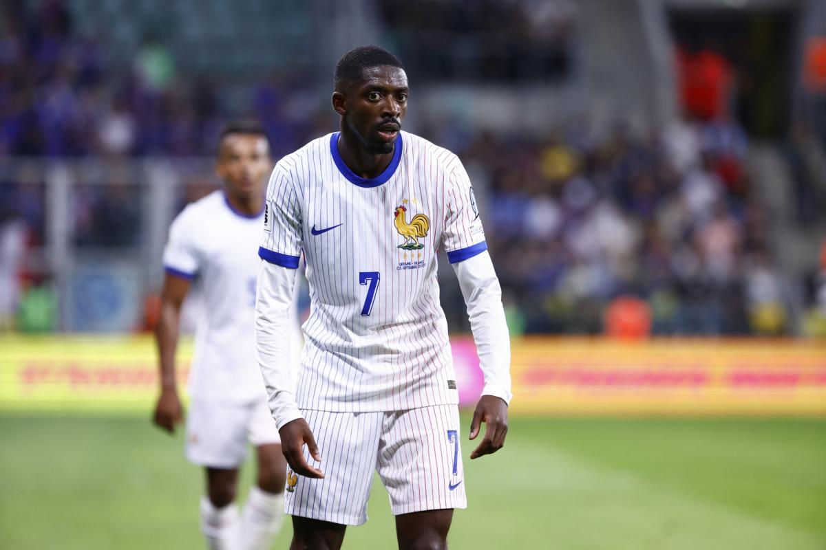 Entre six et huit semaines d'absence pour Ousmane Dembélé, blessé lors d'Ukraine-France