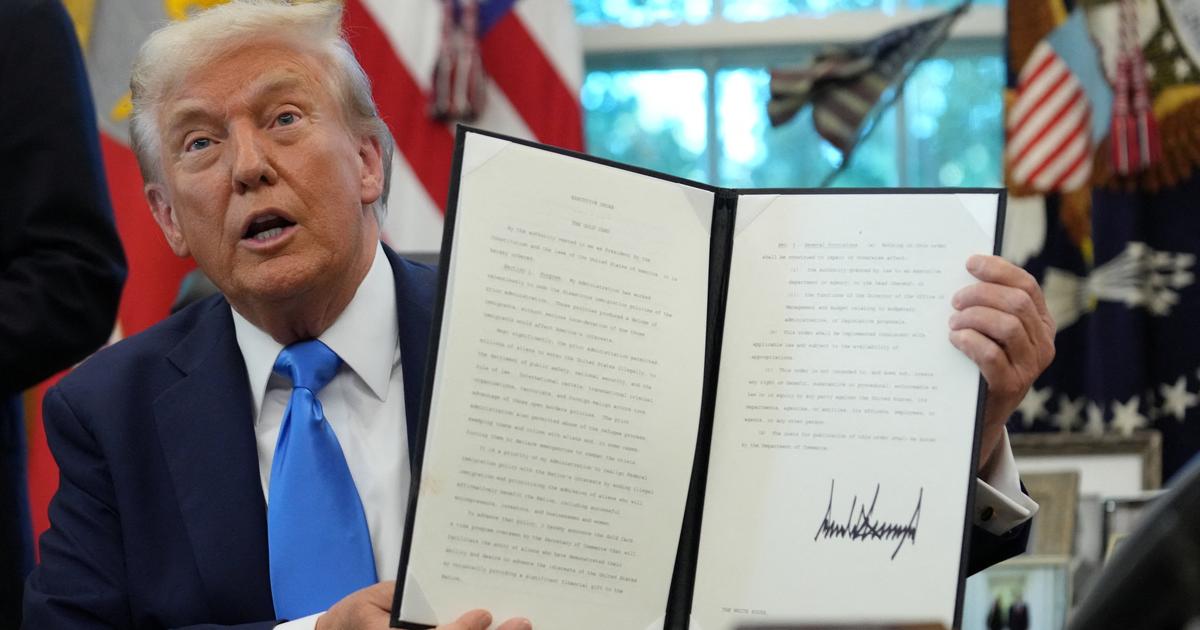 Donald Trump signe un décret créant une carte de séjour «dorée» à un million de dollars