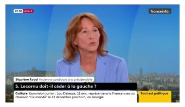 "Je ne vais pas dire ça sur un plateau de télévision, c'est grotesque" : Ségolène Royal esquive en direct sur Franceinfo une question de Sonia Chironi