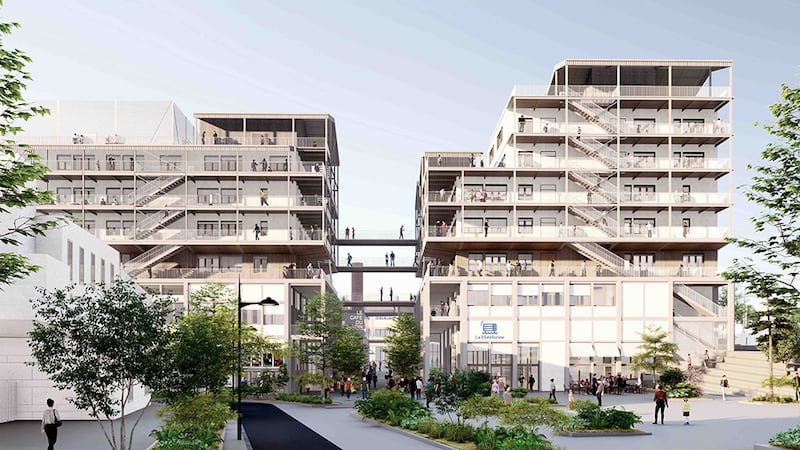 La Plateforme numérique à Marseille - Perspective locaux d'enseignement