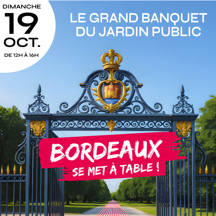 Bordeaux se met à table : un banquet géant au cœur du Jardin Public