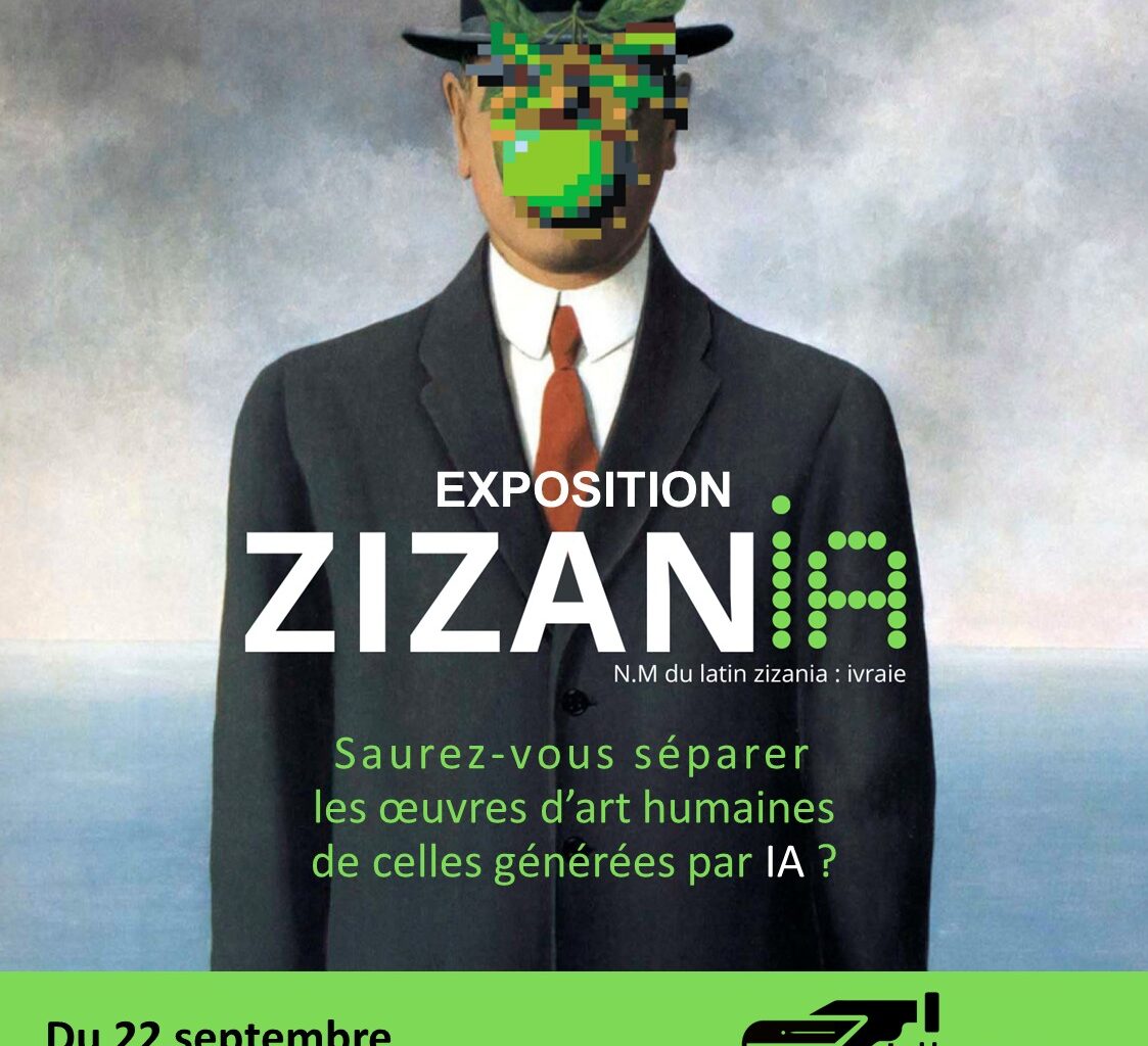 Affiche de l'exposition :  "ZizanIA" à la BU ingénieurs Brabois