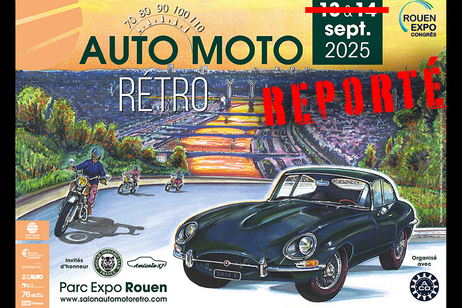 Le Salon Auto Moto Rétro Rouen 2025 reporté