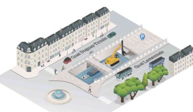 dans le centre-ville, la Vilaine se dévoile