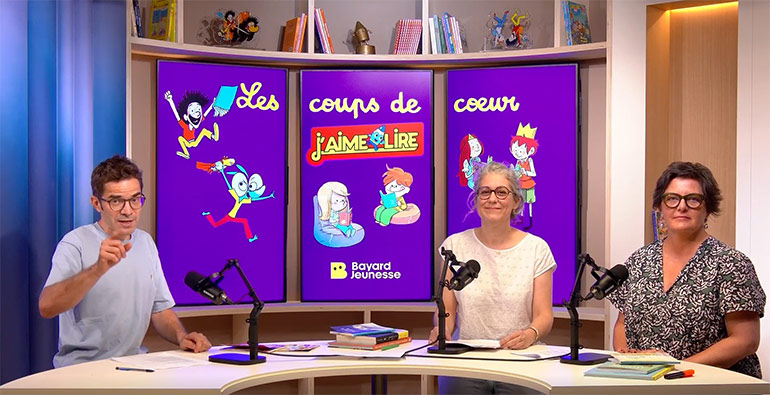 “Les coups de cœur de J’aime lire” : notre nouvelle émission vidéo de conseils lecture.