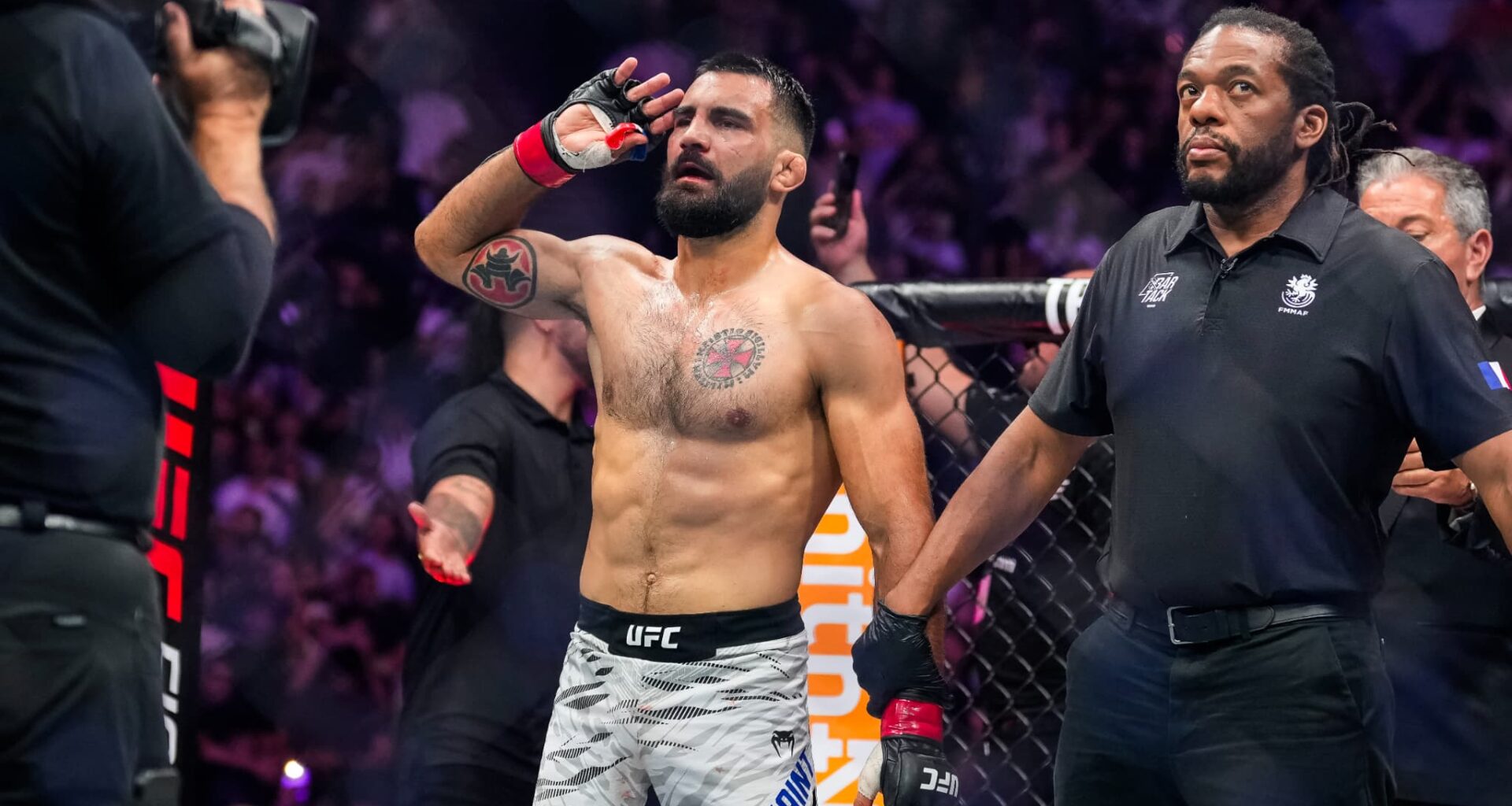 Benoît Saint Denis raconte sa "communion incroyable" avec le public et son "bonheur immense" de combattre à l’UFC Paris 2025