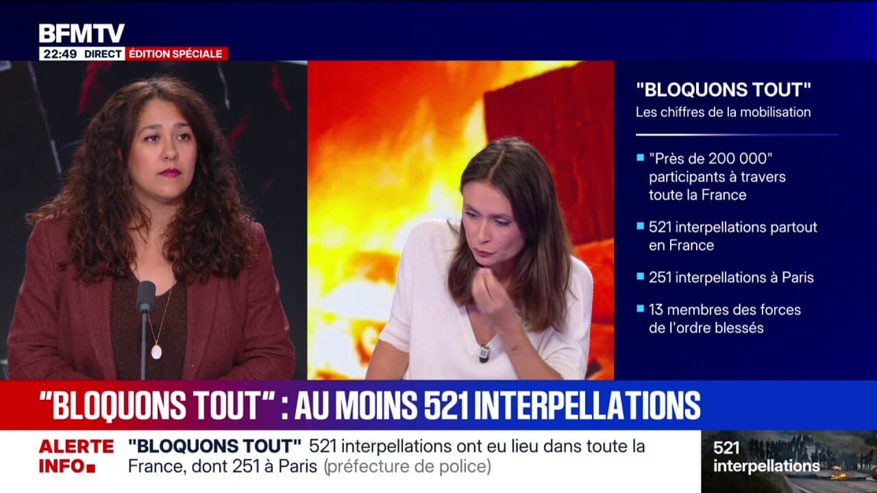 521 interpellations dans tout le pays, dont 251 à Paris